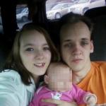 Abe and Rebecca with Child Abe and Rebecca with Child