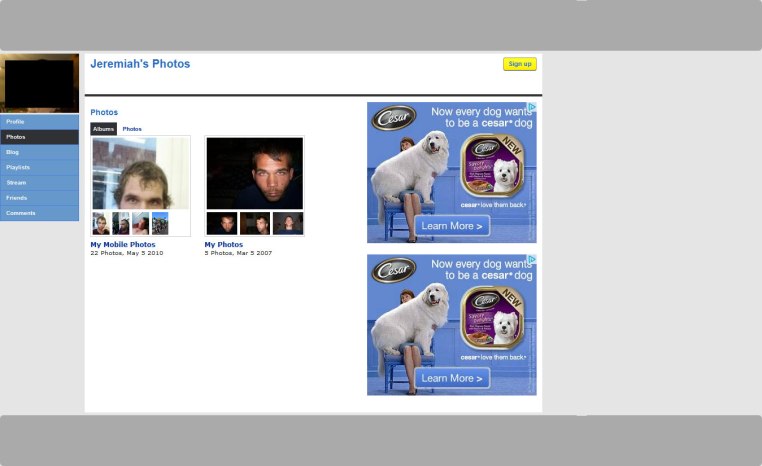 Jeremiah from Breaking Amish: Myspace Page