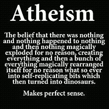 Insult against atheism